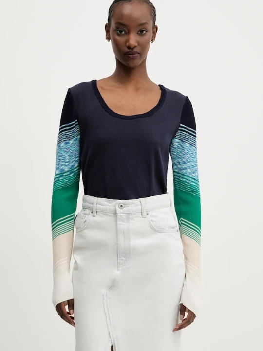 Zdjęcie produktu Desigual longsleeve CHURCHILL granatowy