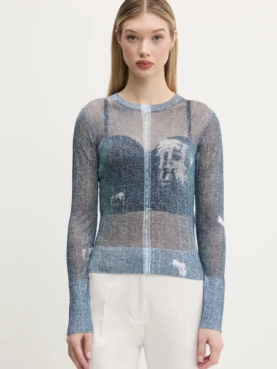 Zdjęcie produktu Desigual longsleeve DEMS granatowy