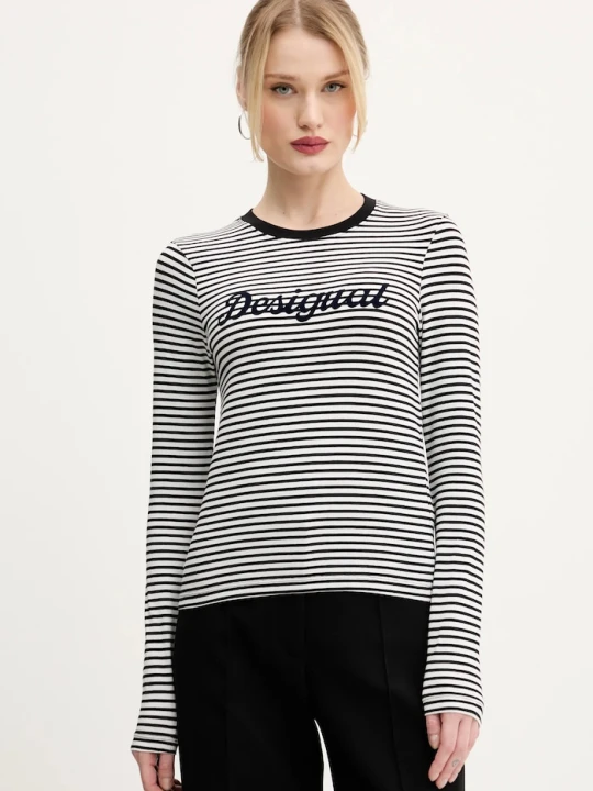 Zdjęcie produktu Desigual longsleeve WISCONSIN czarny