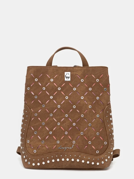 Zdjęcie produktu Desigual plecak YANKEE METAL PATCH S brązowy