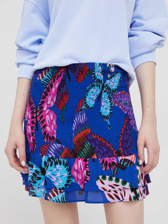 Zdjęcie produktu Desigual spódnica 22SWMW29 niebieski