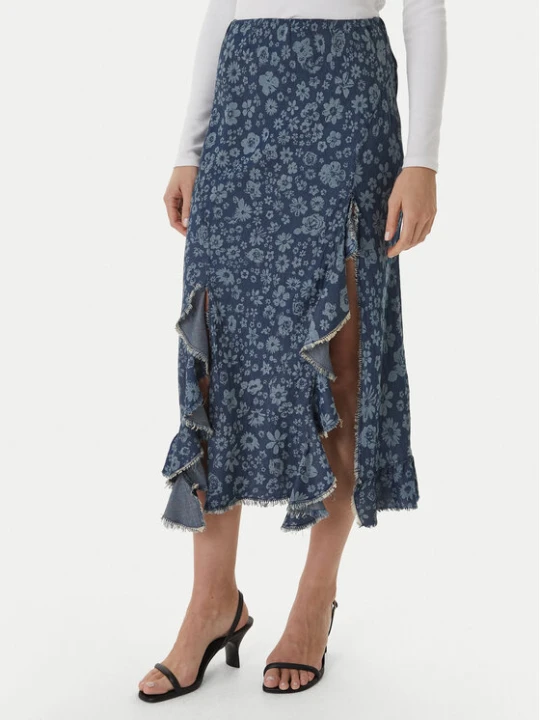 Zdjęcie produktu Desigual Spódnica jeansowa Anem 26SWFW04 Niebieski Regular Fit