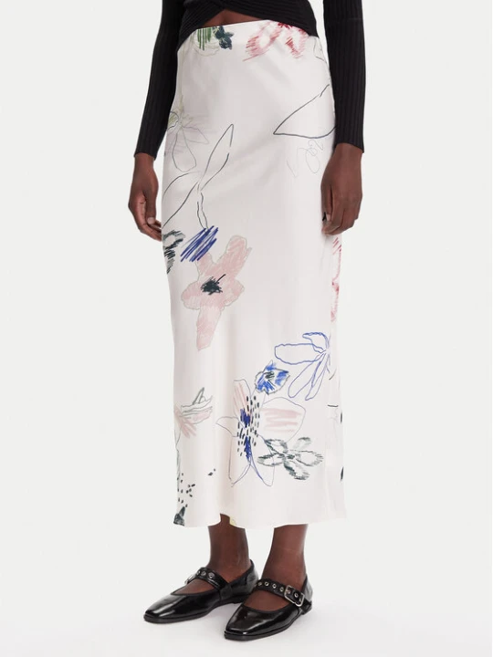 Zdjęcie produktu Desigual Spódnica maxi Paul 25WWFW07 Biały Regular Fit