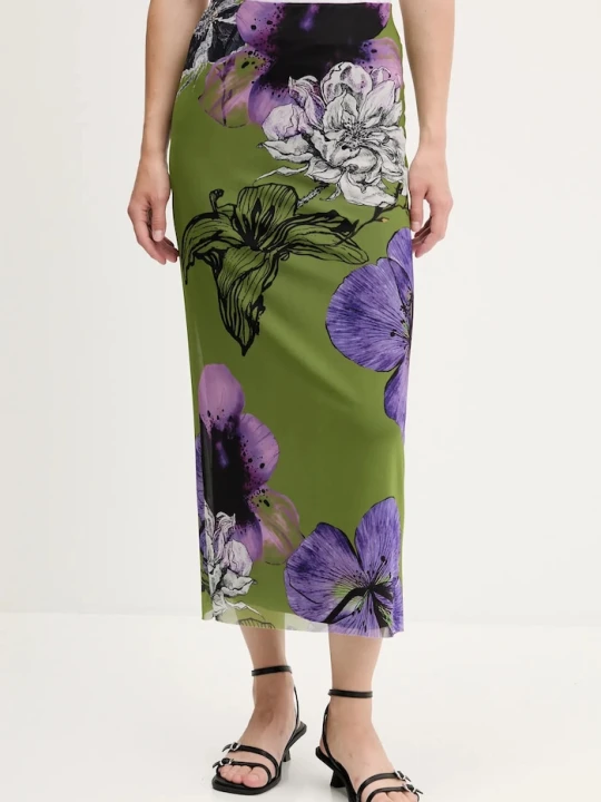 Zdjęcie produktu Desigual spódnica TULLEFLOWERS zielony
