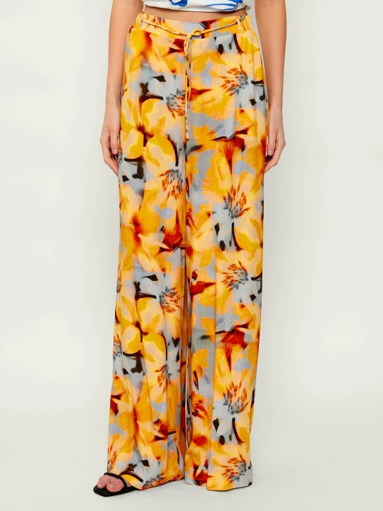 Zdjęcie produktu Desigual Spodnie PRESTON | Loose fit żółty