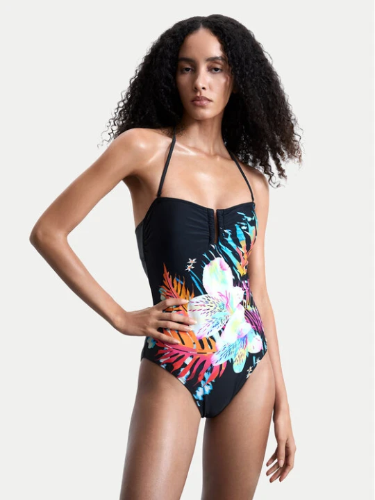Zdjęcie produktu Desigual Strój kąpielowy Daikiri 26SWMK24 Czarny