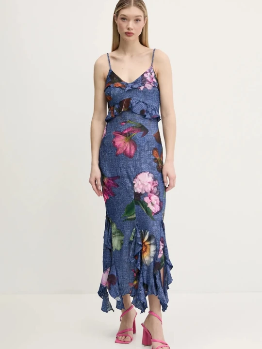 Zdjęcie produktu Desigual sukienka APOLO granatowy