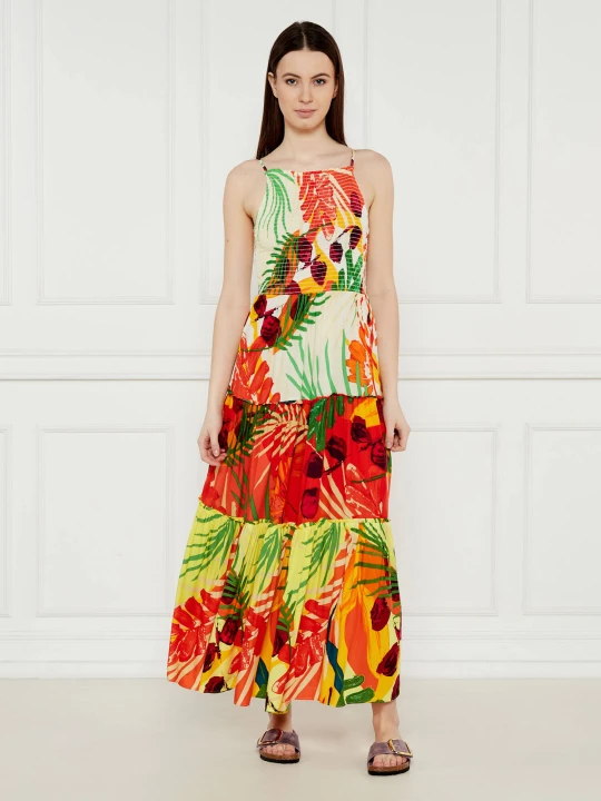 Zdjęcie produktu Desigual Sukienka BAHAMAS pomarańczowy