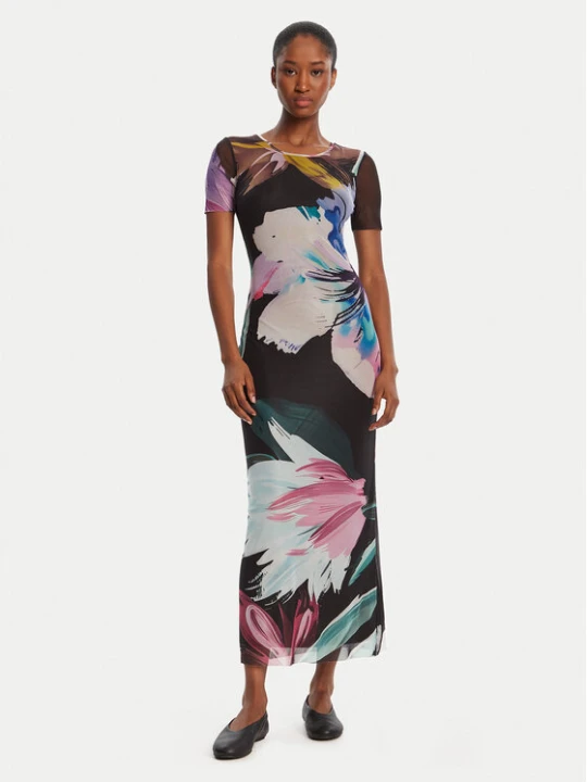 Zdjęcie produktu Desigual Sukienka codzienna Bernadette 25WWVK19 Kolorowy Slim Fit