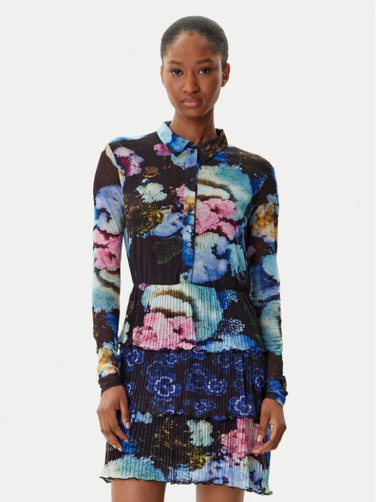 Zdjęcie produktu Desigual Sukienka codzienna Coral Lacroix 25WWVK10 Kolorowy Regular Fit