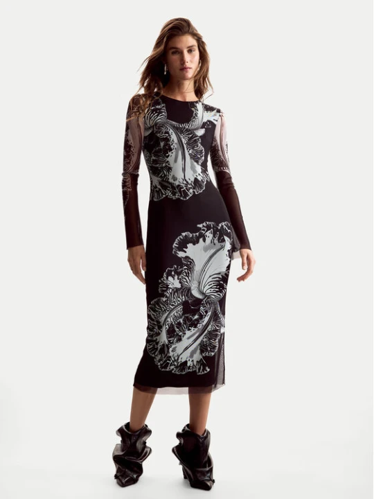 Zdjęcie produktu Desigual Sukienka codzienna Reims Lacroix 26SWVK53 Czarny Regular Fit