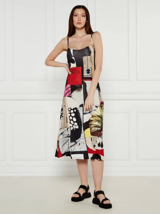 Zdjęcie produktu Desigual Sukienka Desigual x M. Christian Lacroix NEWSPAPER