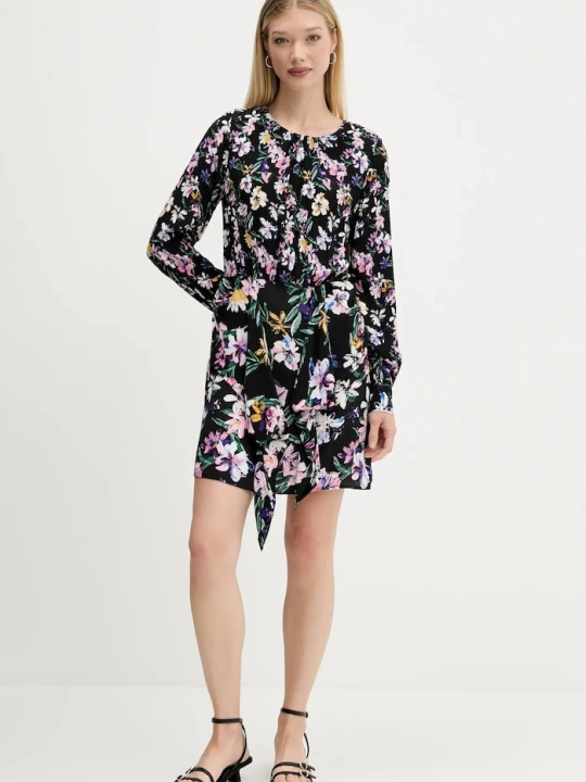 Zdjęcie produktu Desigual sukienka FLOR ACRILICA czarny