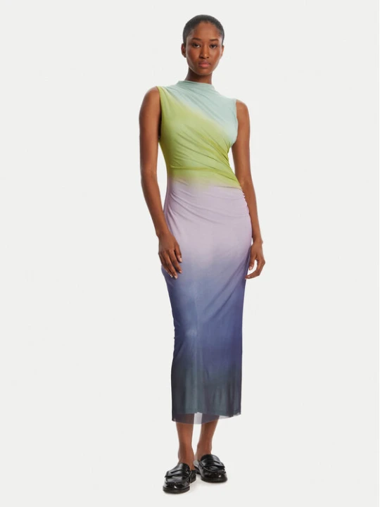 Zdjęcie produktu Desigual Sukienka koktajlowa Lola 25WWVK18 Kolorowy Slim Fit