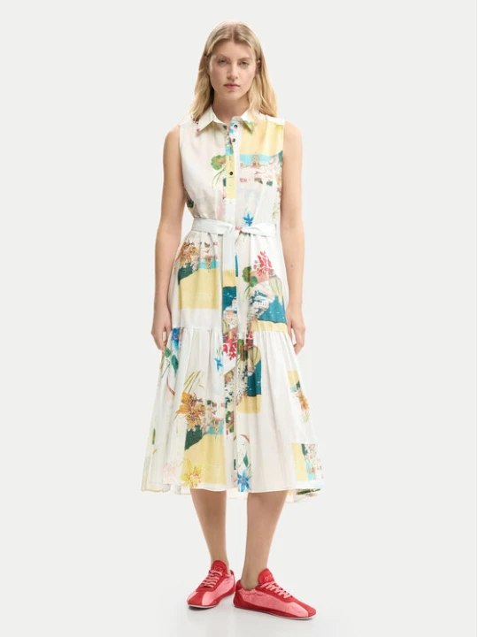 Zdjęcie produktu Desigual Sukienka koszulowa 26SWVW15 Kolorowy Regular Fit
