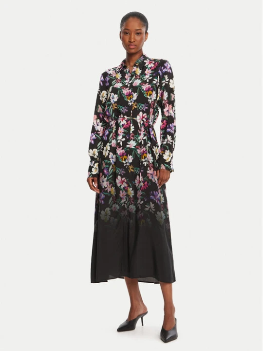 Zdjęcie produktu Desigual Sukienka koszulowa Camisero Acrilica 25WWVW11 Czarny Regular Fit