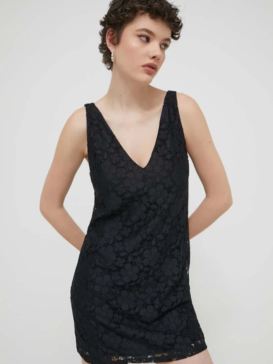 Zdjęcie produktu Desigual sukienka LACE czarny