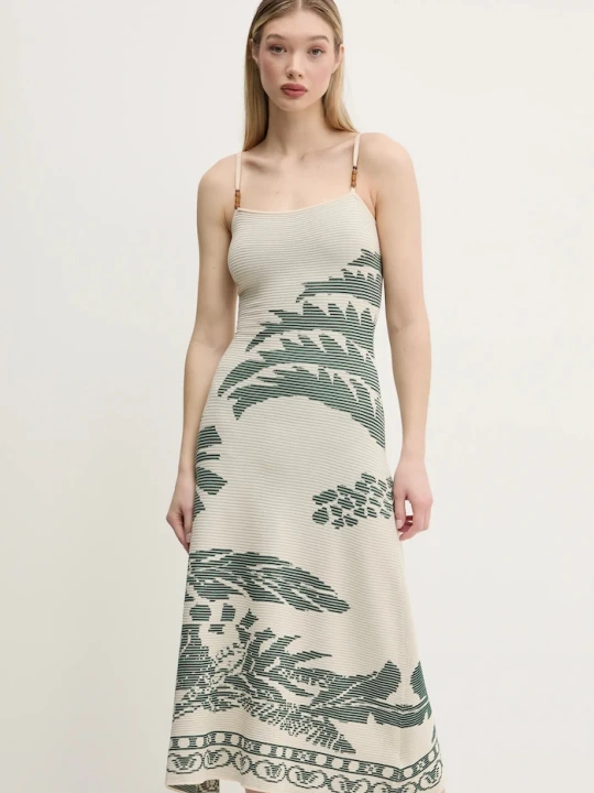 Zdjęcie produktu Desigual sukienka MARSELLA beżowy