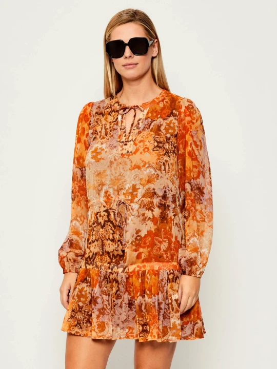 Zdjęcie produktu Desigual Sukienka Paisley pomarańczowy
