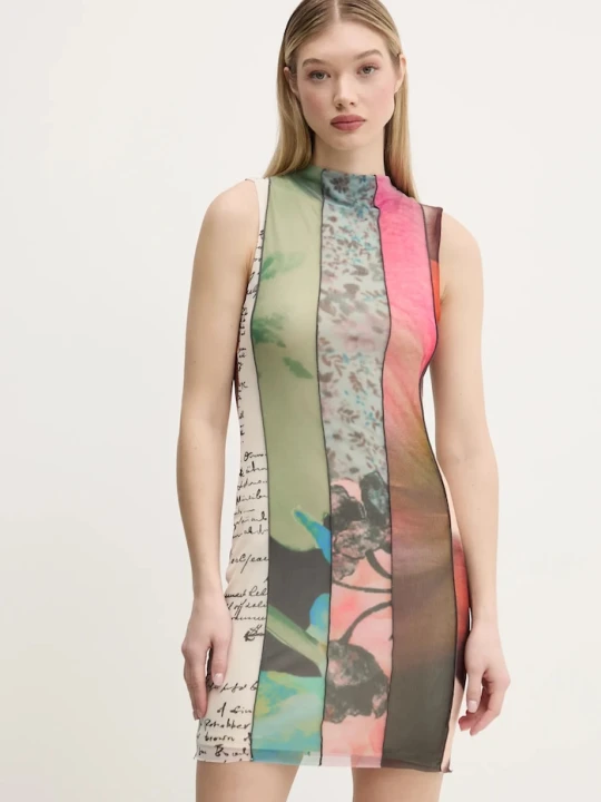Zdjęcie produktu Desigual sukienka ST. JOHNS zielony