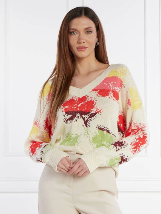 Zdjęcie produktu Desigual Sweter | Loose fit beżowy