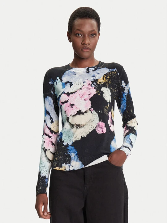 Zdjęcie produktu Desigual Sweter Nenufar Lacroix 25WWJF46 Kolorowy Regular Fit