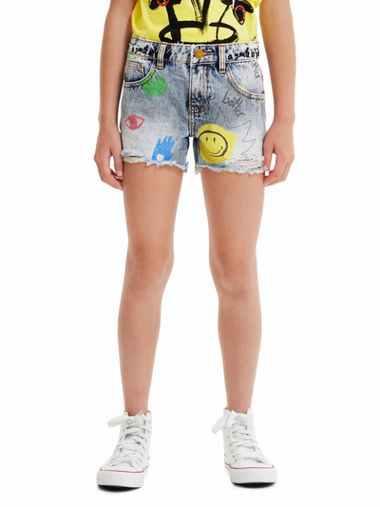 Zdjęcie produktu Desigual Szorty jeansowe 23SGDD10 Niebieski Regular Fit
