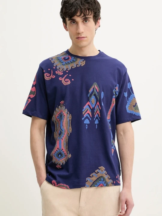 Zdjęcie produktu Desigual t-shirt bawełniany BALI fioletowy