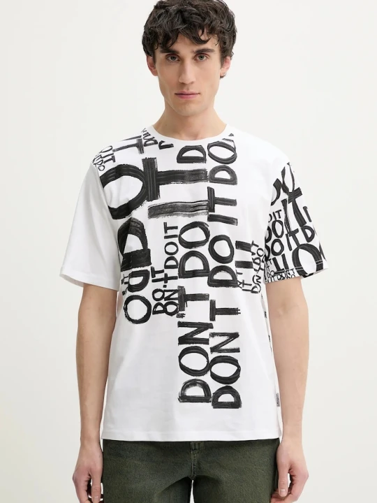 Zdjęcie produktu Desigual t-shirt bawełniany LONDON biały