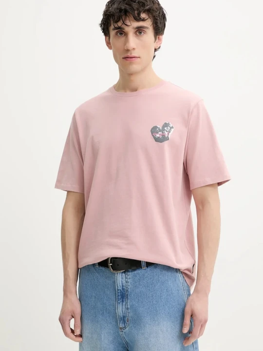 Zdjęcie produktu Desigual t-shirt bawełniany ROSA różowy
