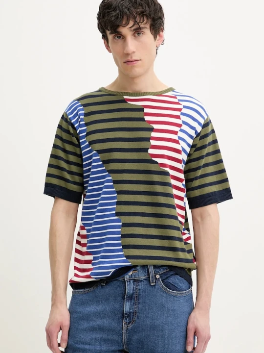 Zdjęcie produktu Desigual t-shirt bawełniany TERRANOVA zielony