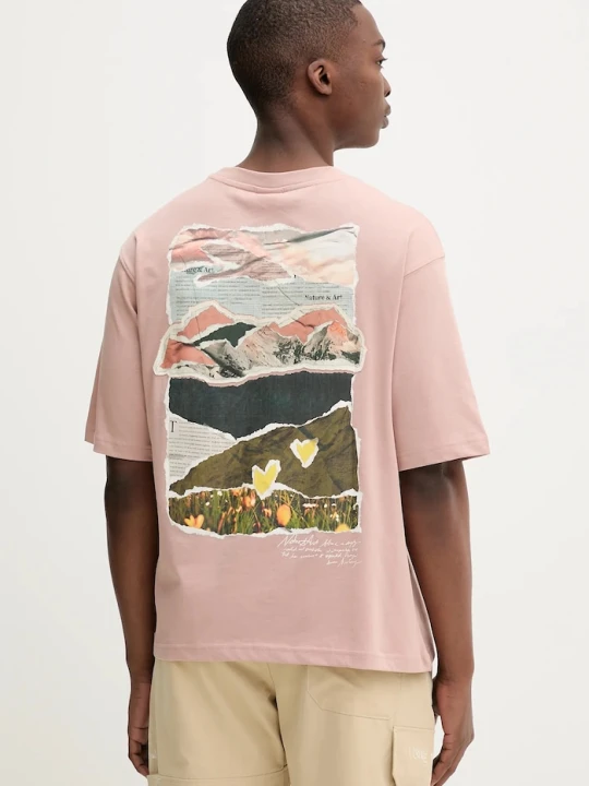 Zdjęcie produktu Desigual t-shirt bawełniany VIENA różowy