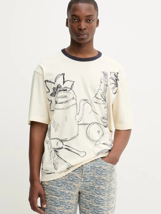 Zdjęcie produktu Desigual t-shirt BODEGÓN beżowy