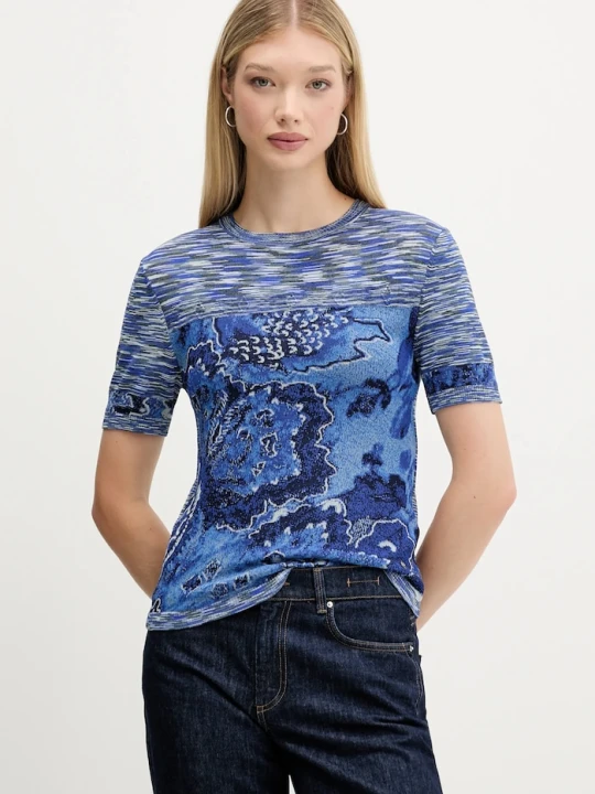 Zdjęcie produktu Desigual t-shirt DANAE niebieski