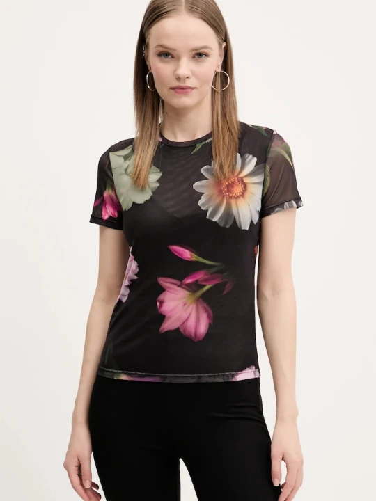 Zdjęcie produktu Desigual t-shirt DES MOINES czarny