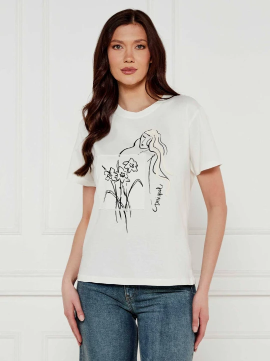 Zdjęcie produktu Desigual T-shirt PARAGUAY | Regular Fit biały