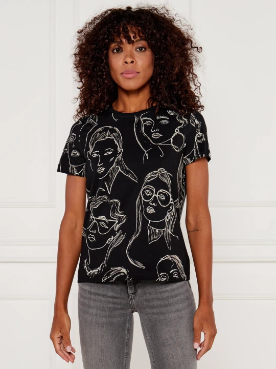Zdjęcie produktu Desigual T-shirt | Regular Fit czarny