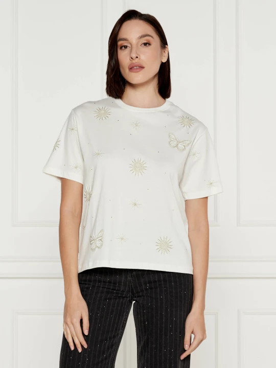 Zdjęcie produktu Desigual T-shirt Tarot | Regular Fit biały