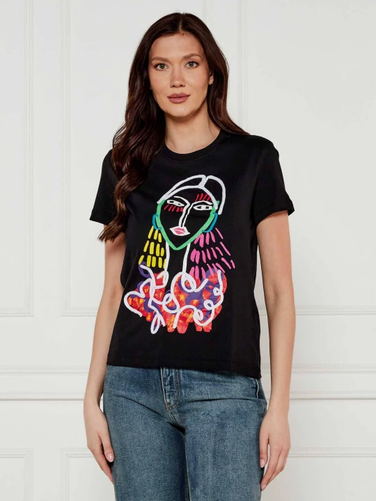 Zdjęcie produktu Desigual T-shirt TS_MISURI | Regular Fit czarny