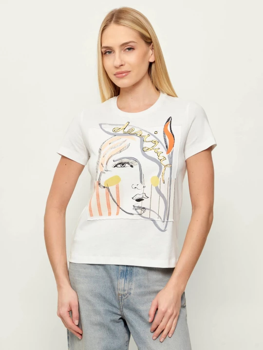 Zdjęcie produktu Desigual T-shirt VILMA | Regular Fit biały