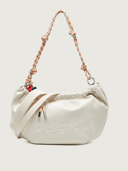 Zdjęcie produktu Desigual Torebka na ramię HALF LOGO WAVERLY ecru