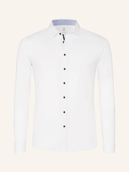 Zdjęcie produktu Desoto Koszula Dżersejowa O Kroju Slim Fit weiss BIAŁY