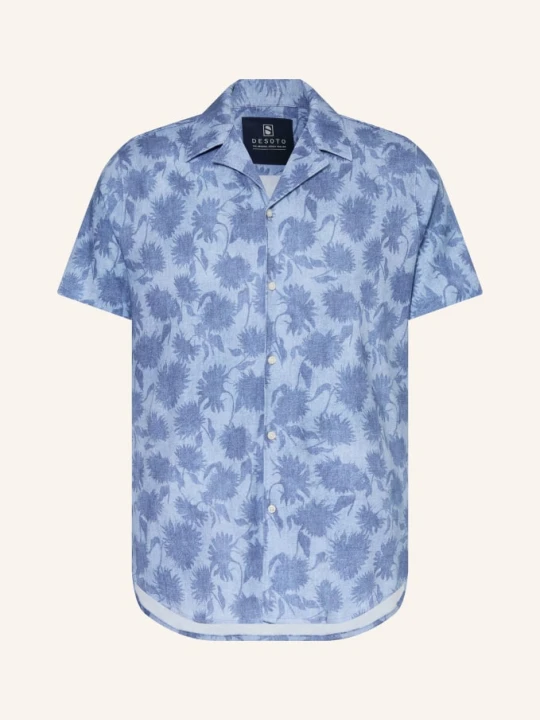 Zdjęcie produktu Desoto Koszula Wypoczynkowa Lido O Kroju Slim Fit Z Dżerseju blau niebieski