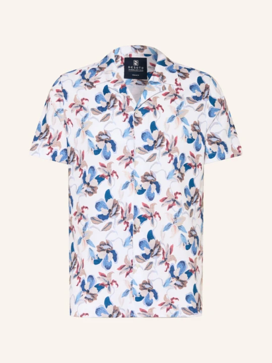 Zdjęcie produktu Desoto Koszula Wypoczynkowa Lido O Kroju Slim Fit Z Dżerseju blau