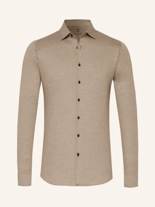 Zdjęcie produktu Desoto Koszula Z Dżerseju Slim Fit beige