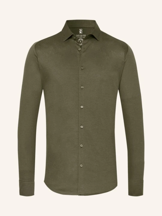Zdjęcie produktu Desoto Koszula Z Dżerseju Slim Fit gruen KHAKI