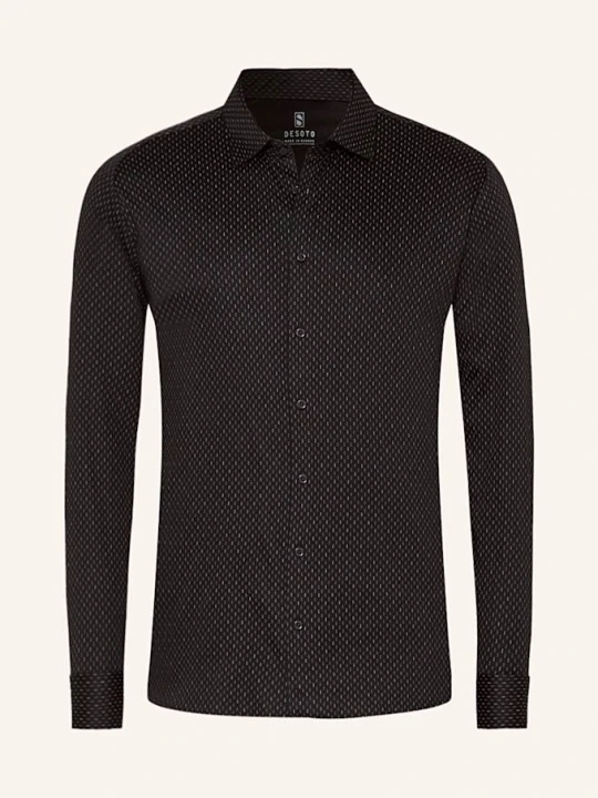 Zdjęcie produktu Desoto Koszula Z Dżerseju Slim Fit schwarz czarny