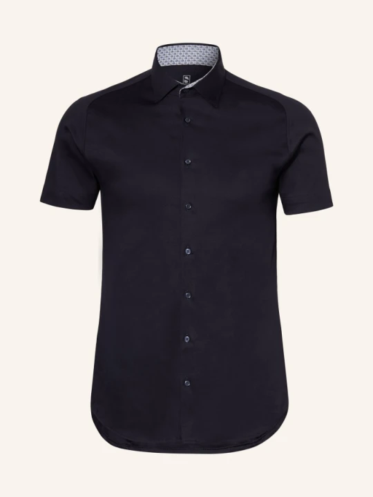 Zdjęcie produktu Desoto Koszula Z Krótkim Rękawem Slim Fit Z Dżerseju blau GRANATOWY