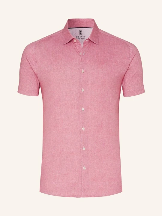 Zdjęcie produktu Desoto Koszula Z Krótkim Rękawem Slim Fit Z Dżerseju rot JASNOCZERWONY