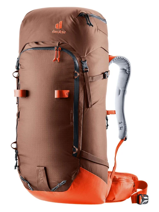 Zdjęcie produktu Deuter Plecak narciarski "Freescape Pro 40+" w kolorze jasnobrązowym - 32 x 70 x 24 cm rozmiar: onesize